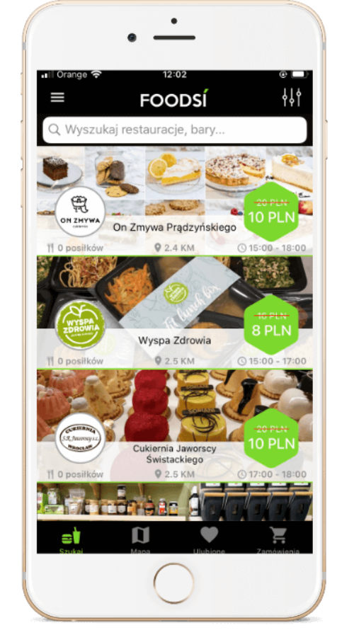 Foodsi app screenshot 2